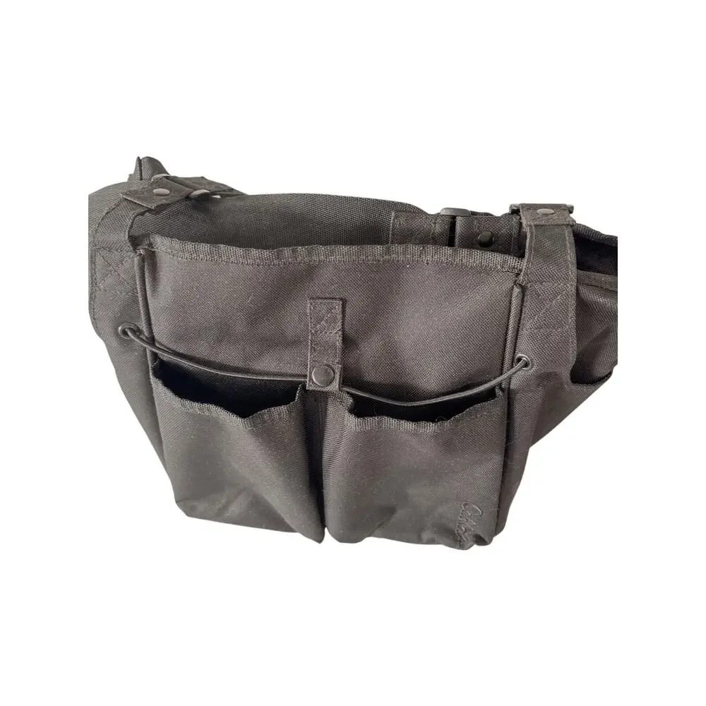 Cabela’s Black Gear Tote Bag Multi Pocket Organizer Hunting Fishing Range Bag